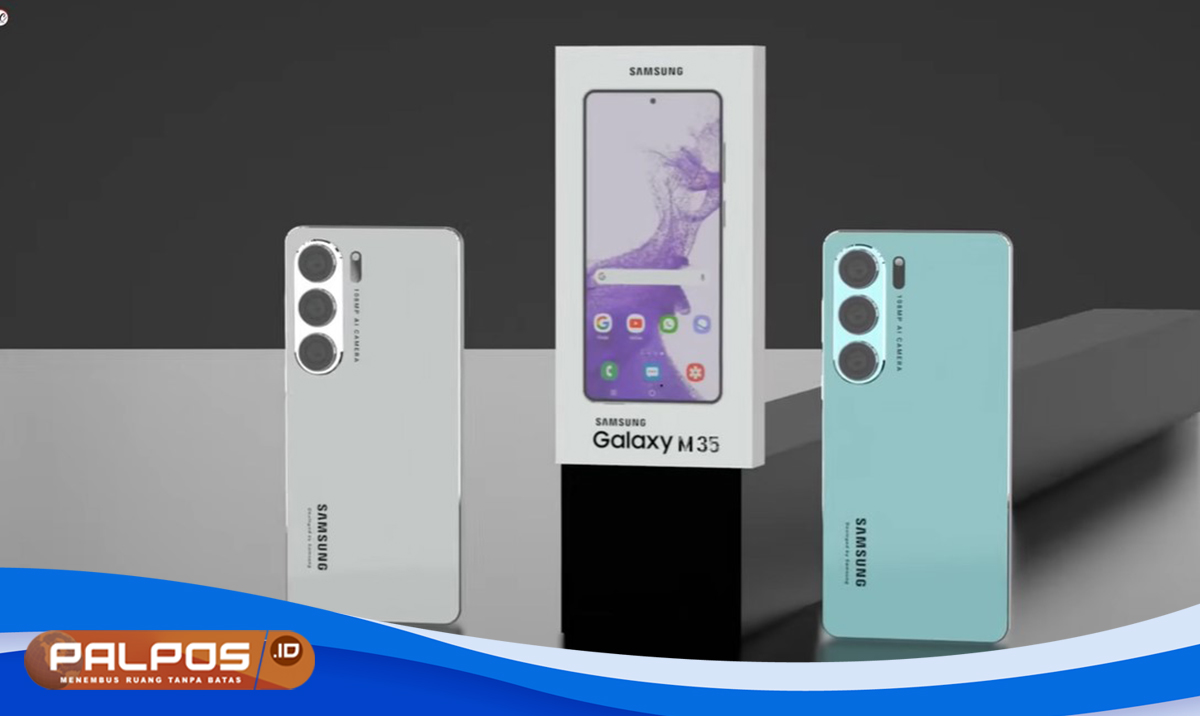 Samsung Galaxy M35 5G : Smartphone Flagship, Kamera 108 MP, Dimensity 1300, Baterai 6000 mAh !
