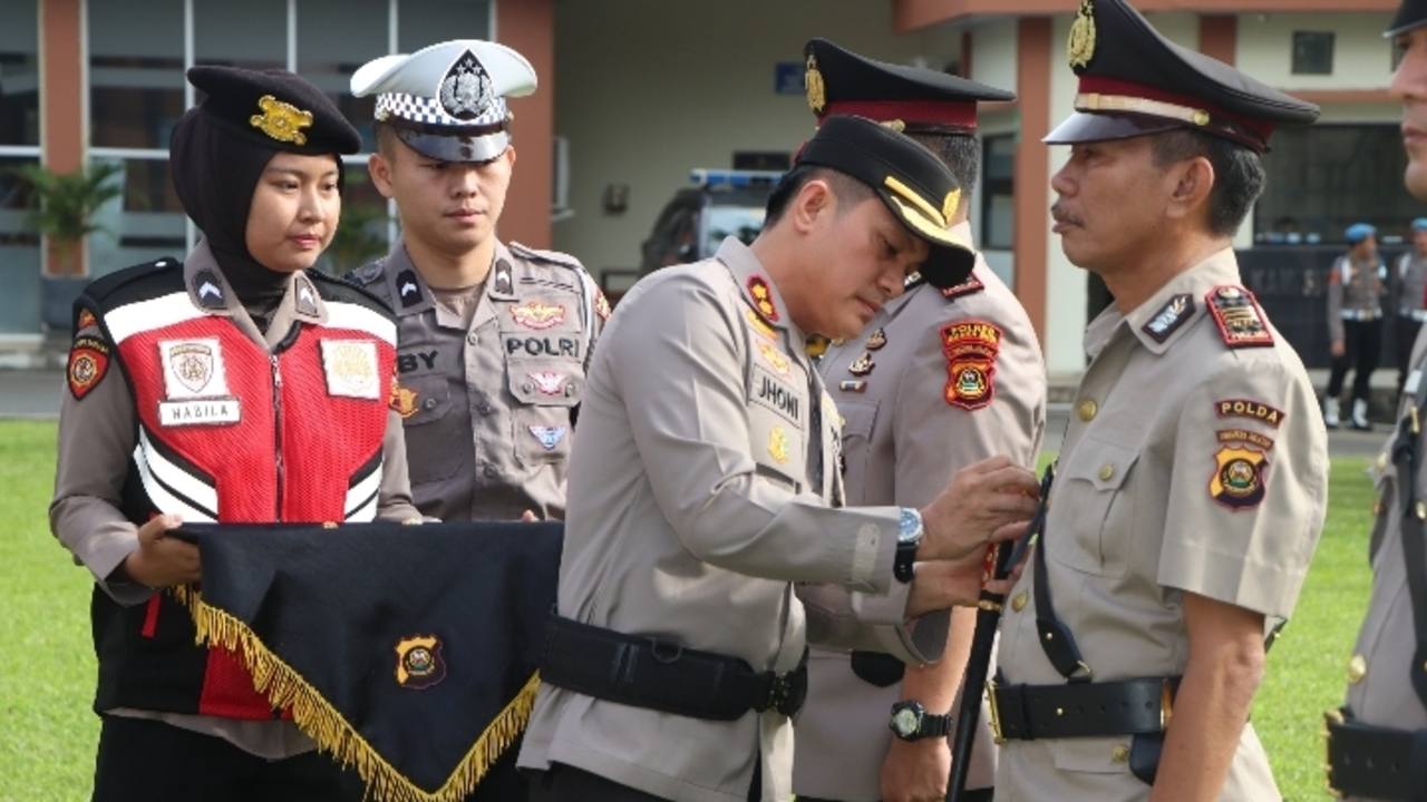 Tiga Perwira Polres Muara Enim Dimutasi