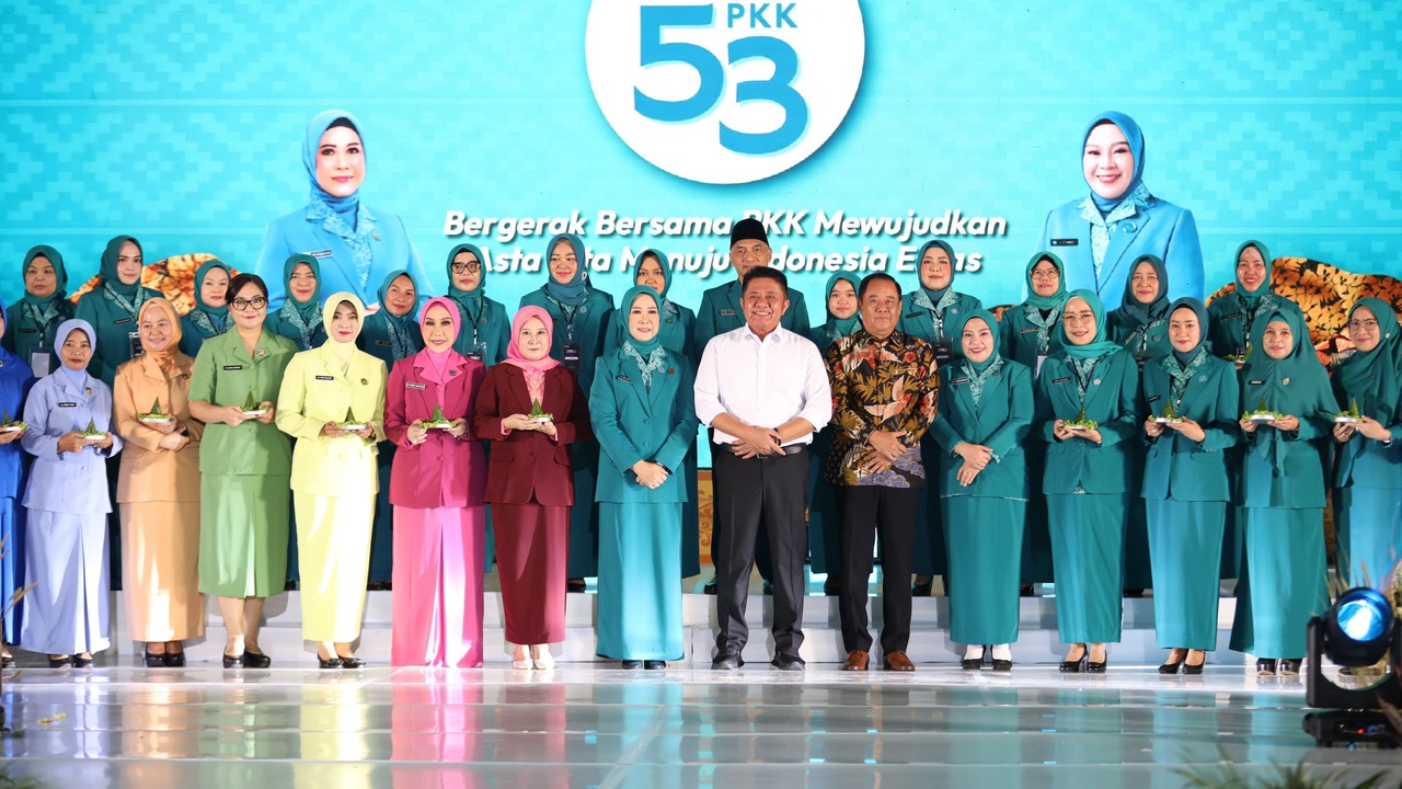 Gubernur Herman Deru Buka HKG PKK ke-53, Rakon PKK, dan Rakerda Dekranasda Sumsel 2025