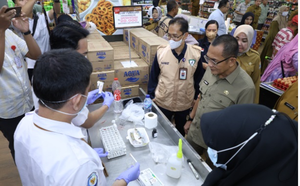 Sidak 2 Pasar Modern, Pemkot Palembang Pastikan Keamanan dan Stok Pangan Jelang Lebaran 2024