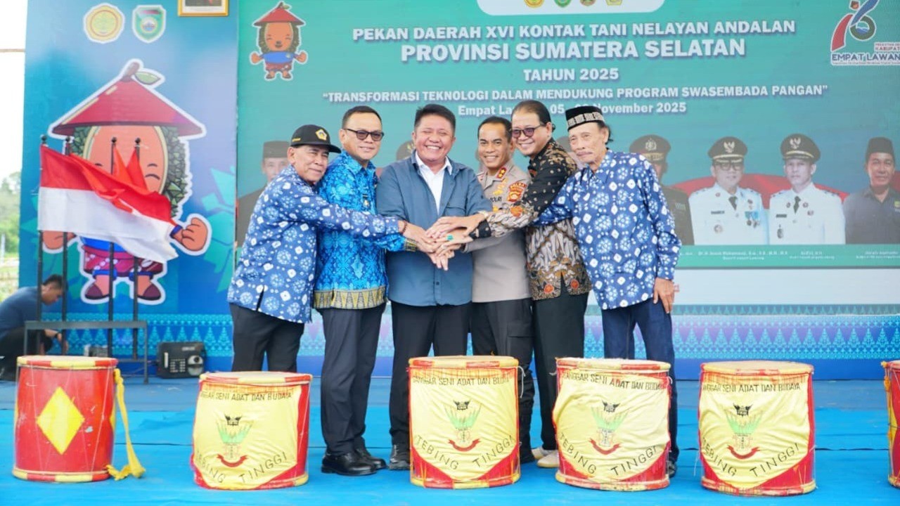 Pertahankan Status Lumbung Pangan Nasional, Herman Deru Puji Peran Petani pada Pembukaan PEDA KTNA 