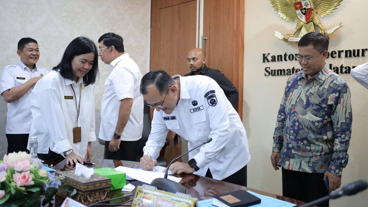 Sekda Sumsel Edward Candra Harapkan Ground Breaking Pembangunan Pabrik CCO di Banyuasin Tetap Waktu  Pelembang