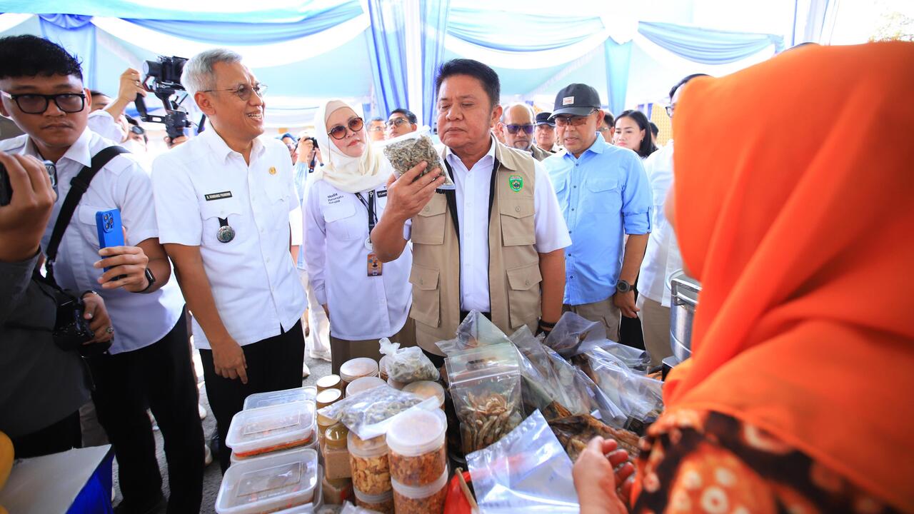 Gubernur Herman Deru Pastikan Stok Beras Sumsel Aman hingga 10 Bulan kedepan, Masyarakat Diminta Tak Khawatir