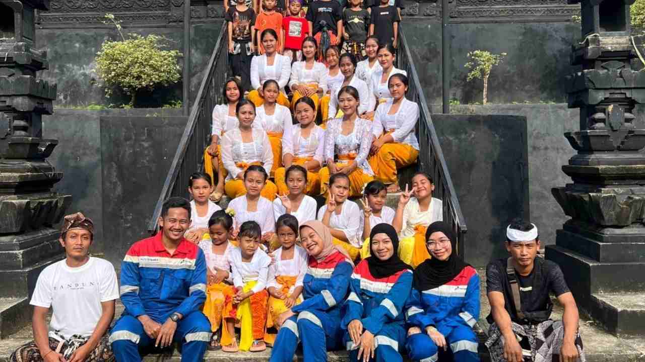 PHE Ogan Komering Dorong Pelestarian Budaya Lewat Rumah Belajar Sekaa Nguda