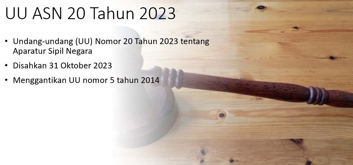 UU ASN Nomor 20 Tahun 2023: PPPK Berhak Pensiun, Komisi ASN Dihapus, dan Honorer Dihapus Desember 2024