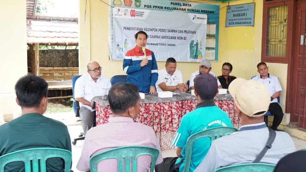 Program PADU PADAN Pertamina EP Dukung Pembentukan Kelompok Peduli Sampah