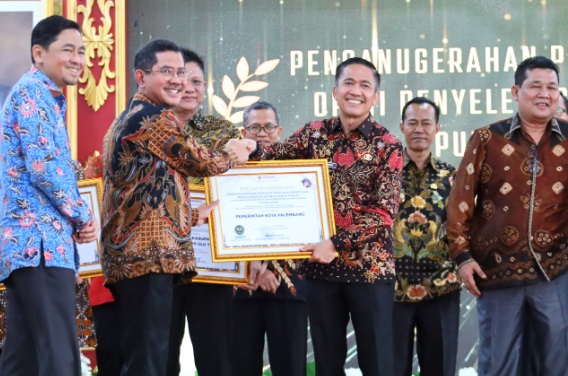 Kepatuhan Pelayanan Publik Pemkot Palembang Zona Hijau,  Nilai Tertinggi dari Ombudsman RI Sumsel