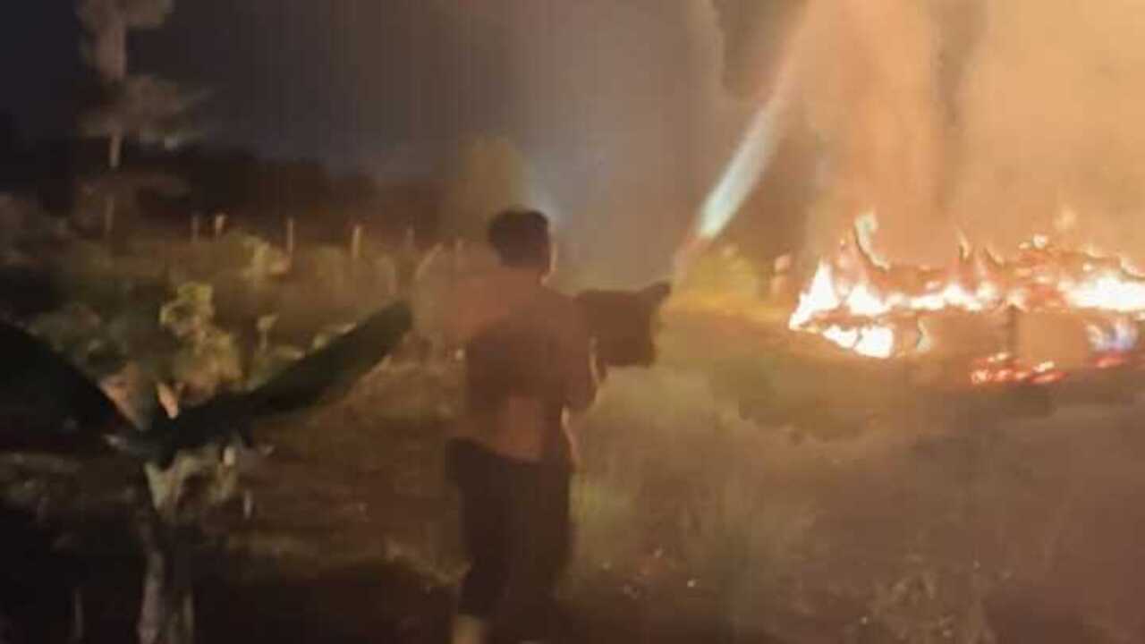 Karhutla Dekat Permukiman Warga, BPBD Muba Berhasil Kendalikan Api dalam Dua Jam