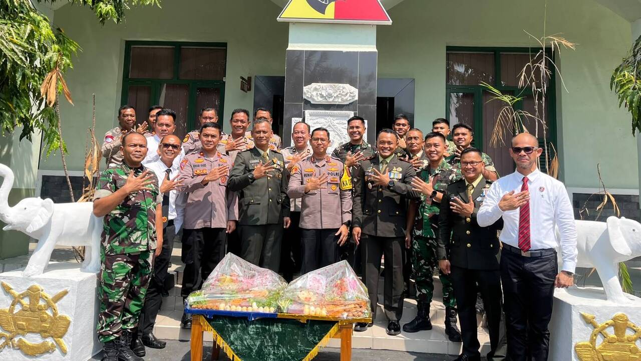 Kapolres Prabumulih Mendadak Datangi 3 Markas Batalyon TNI, Subdenpom dan Koramil