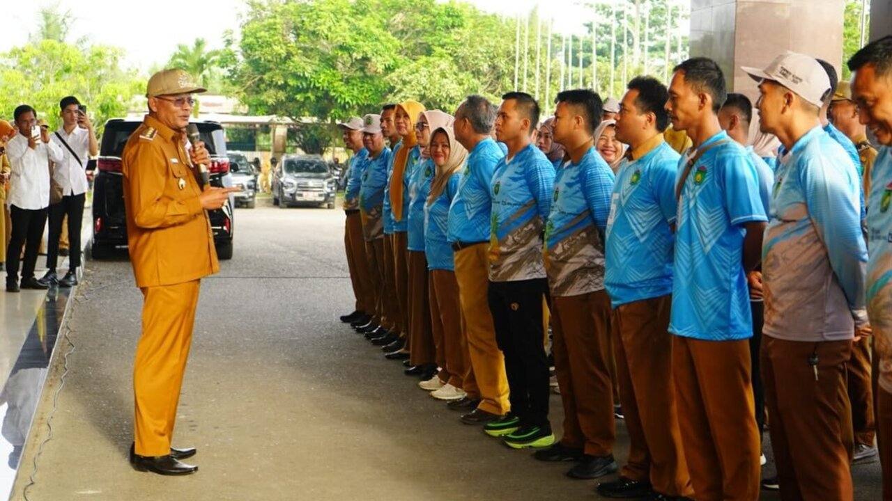 Lepas Keberangkatan Kontingen POR Korpri, Walikota: Cak Harap Dapat Mengharumkan Nama Prabumulih