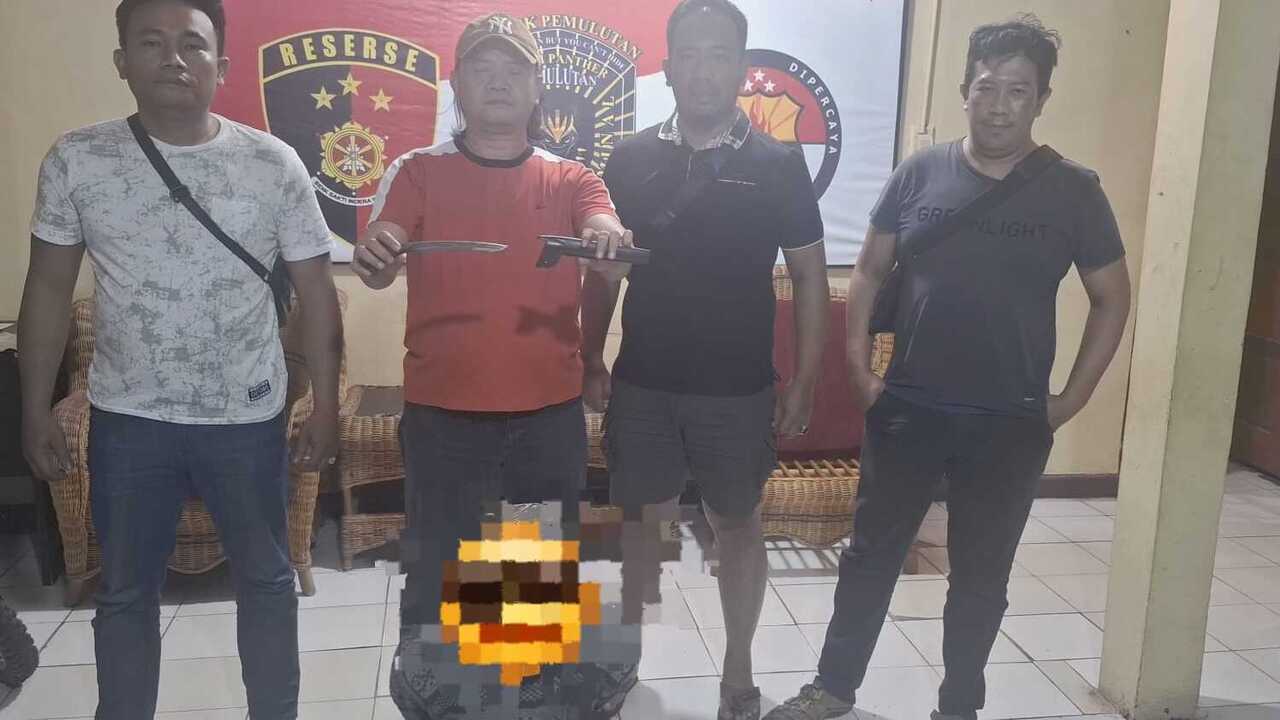 Warga Mekar Jaya Ditangkap Polisi gegara Bawa Sajam