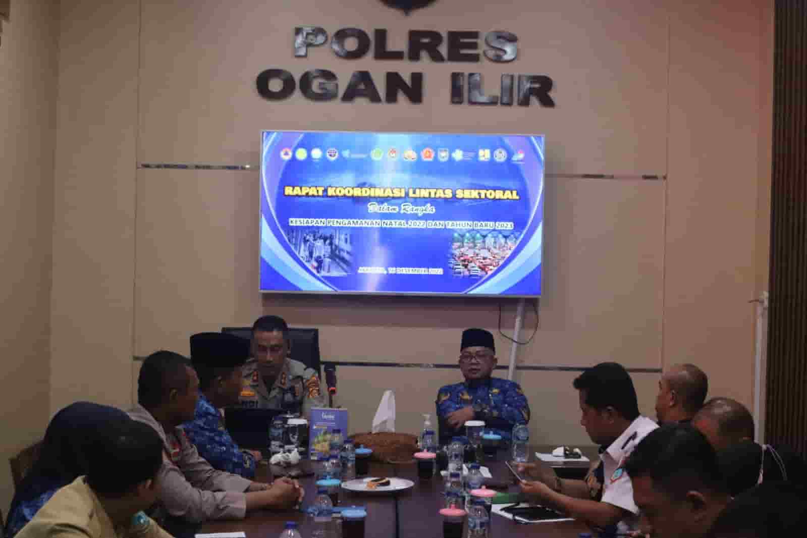 Kapolres Ogan Ilir Ajak Seluruh Elemen Jaga Keamanan Jelang Nataru