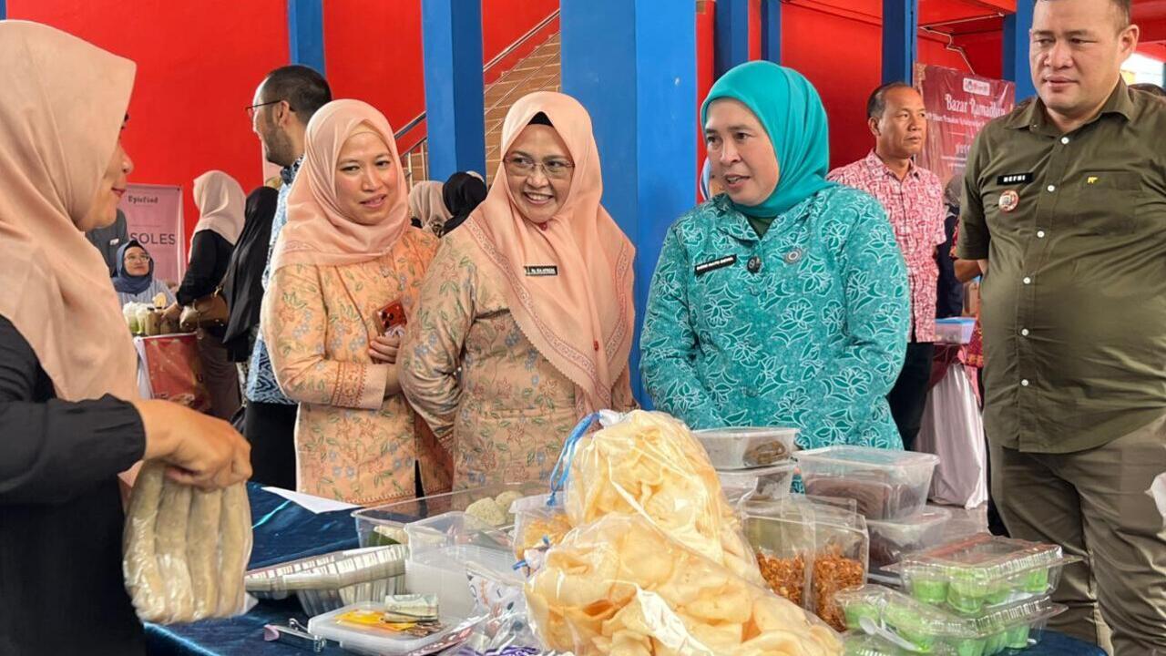 40 UMKM Ramaikan Bazar Ramadan DWP Damkar Palembang, Harga Sembako Lebih Terjangkau