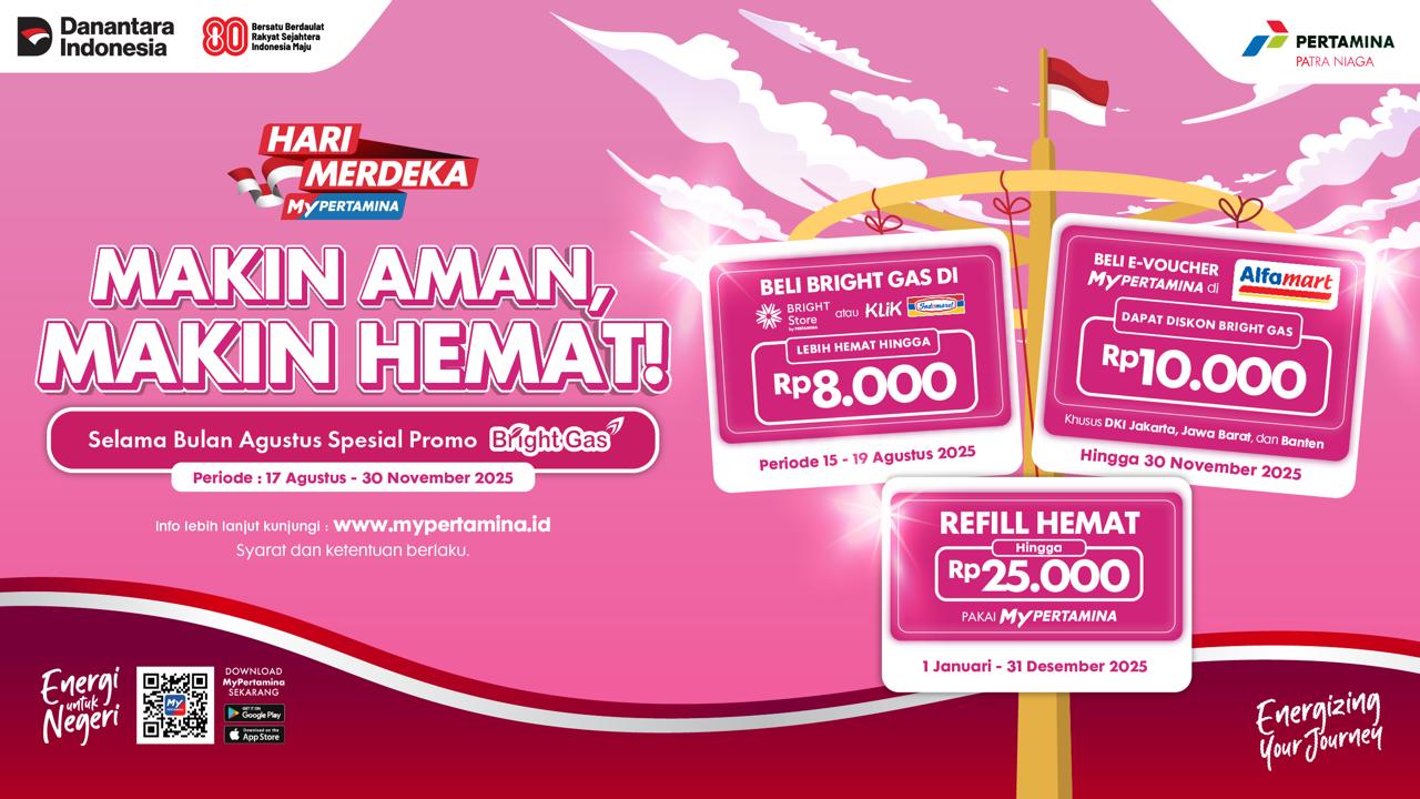Pertamina Patra Niaga Pastikan Pasokan Energi Aman Jelang HUT ke-80 RI, Hadirkan Promo Spesial Bulan Kemerdeka