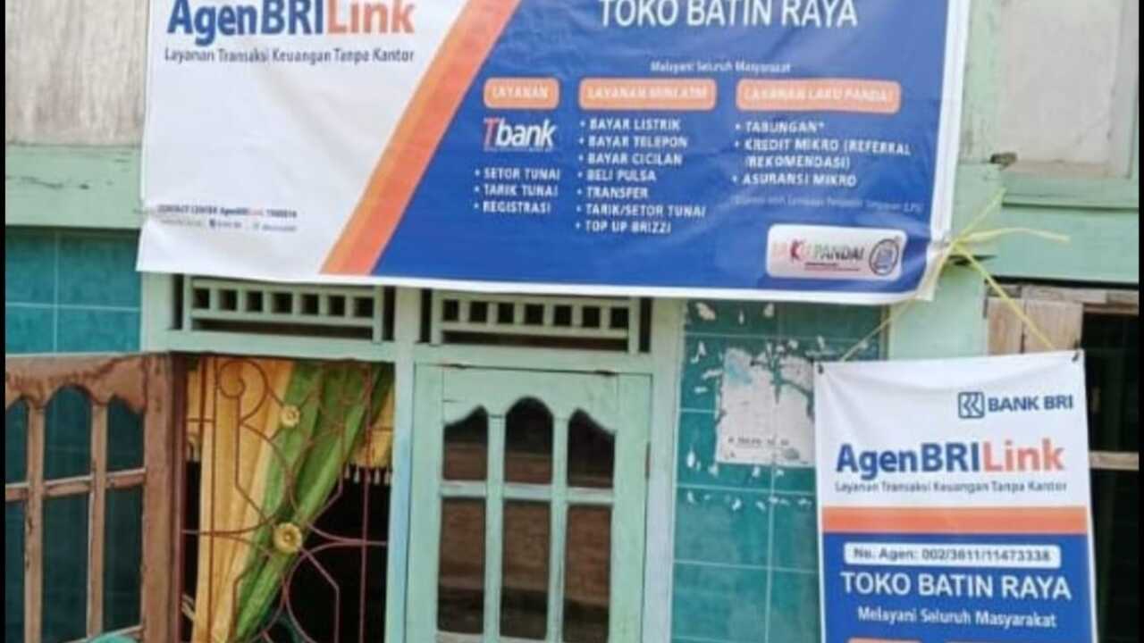 Bantu Pencairan dan PKH, Brilink Bating Raya Talang Pangeran Layani Pencairan Jemput Bola