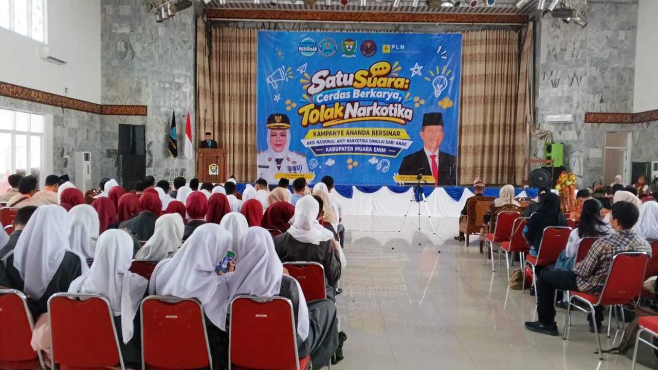 BNNK Ajak Pelajar Muara Enim Perangi Narkotika