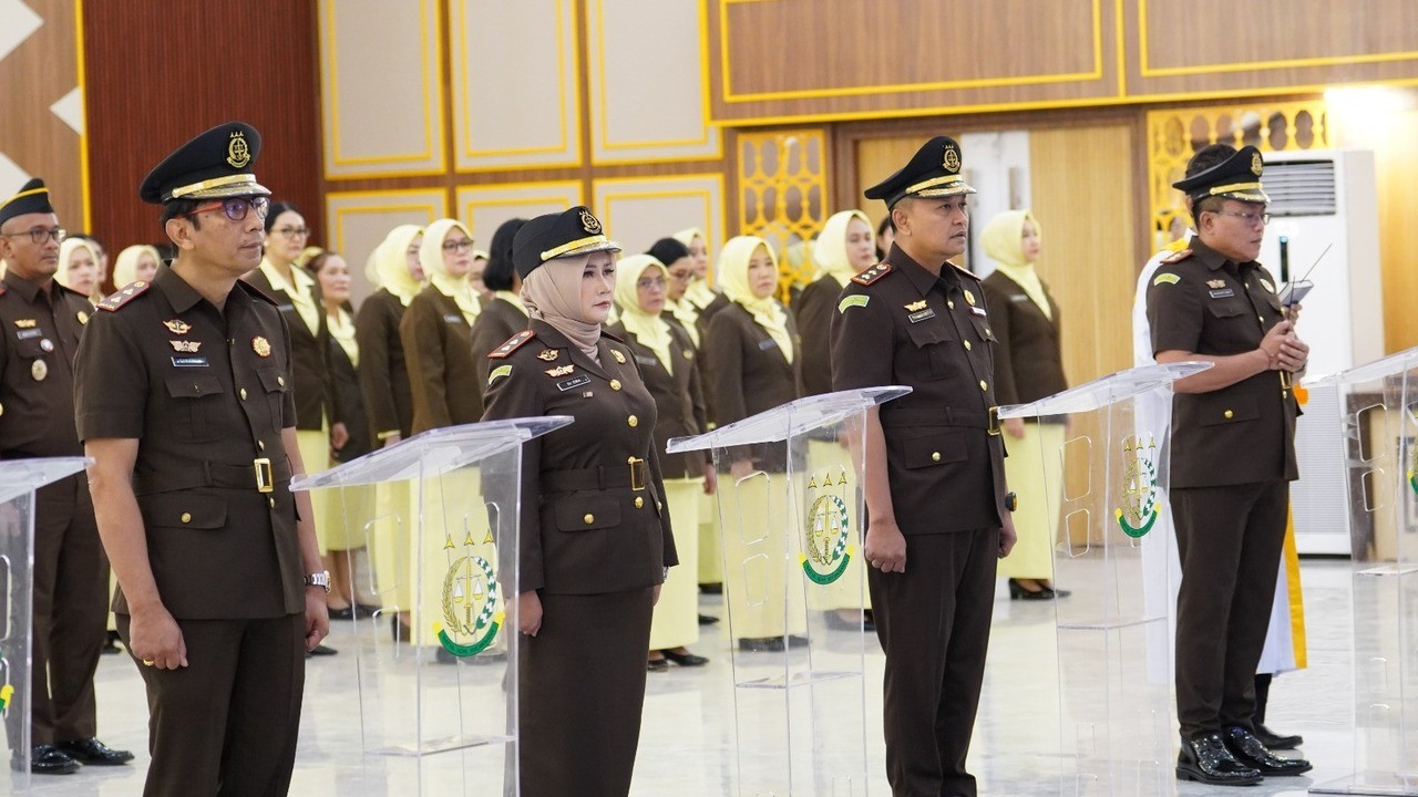 Estafet Kepemimpinan Baru di Tubuh Adhyaksa Sumsel, 5 Kajari Resmi Dilantik