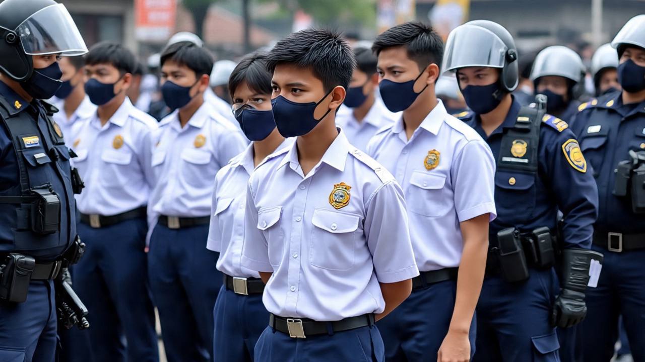 Ngandon Demo dì OKU, Sebelas Pelajar OKU Timur Diamankan Polres OKU