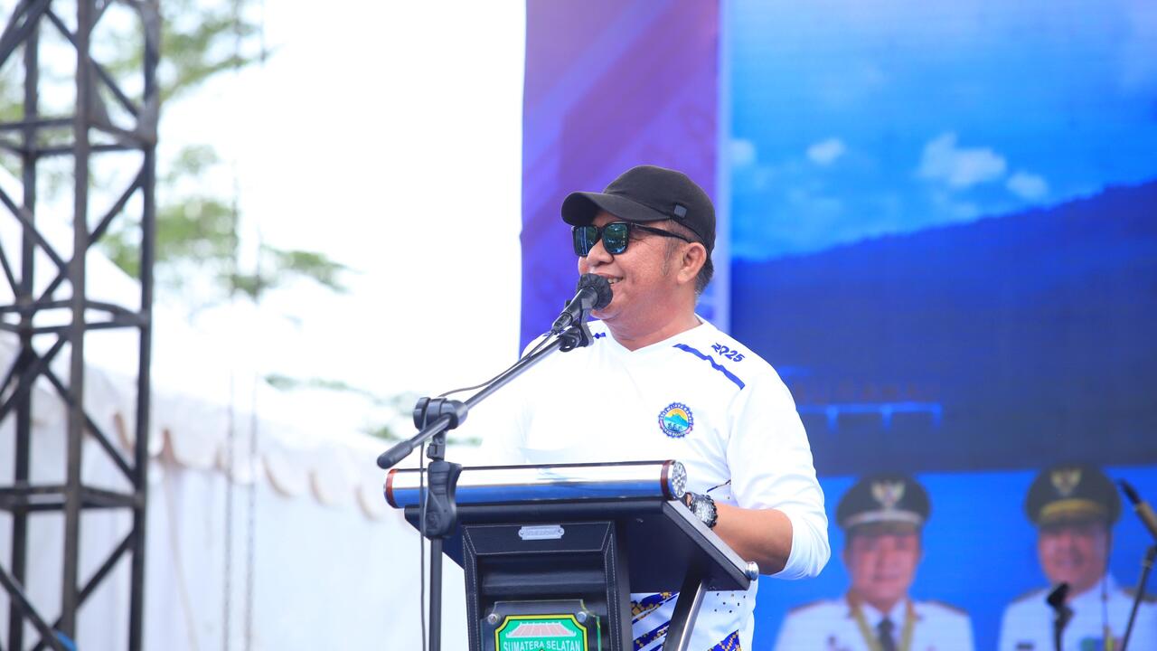 Ribuan Peserta Ramaikan SRGF di Danau Ranau, Gubernur Herman Deru Apresiasi Antusiasme Publik