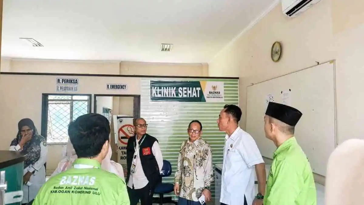 Tim Dinkes OKU Turun ke Klinik BAZNAS OKU