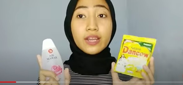 Susu Dancow + Air Mawar Bikin Wajah Kinclong, Penasaran Begini Cara Buatnya...