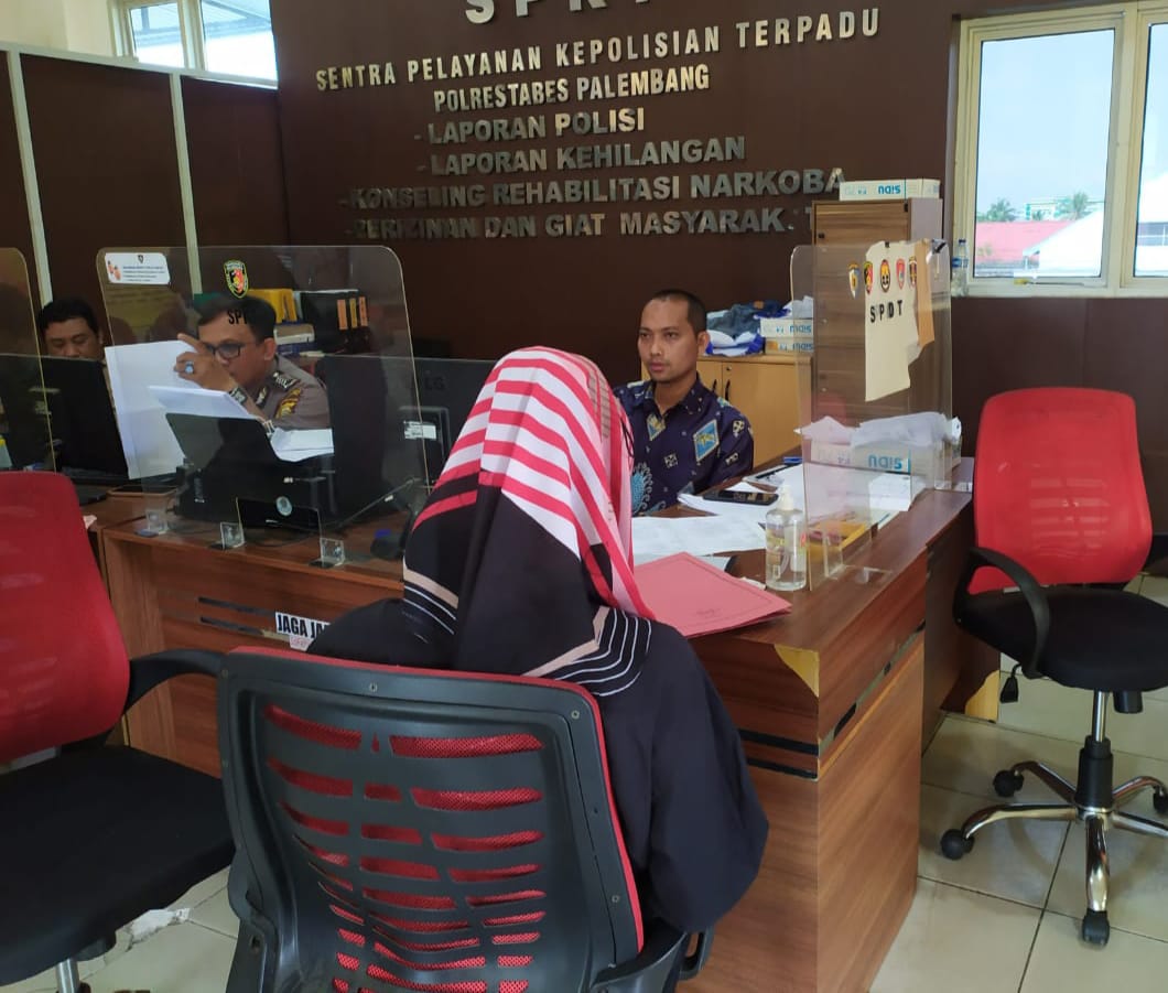 Istri di Palembang Lapor Polisi Usai Jadi Korban KDRT Suami