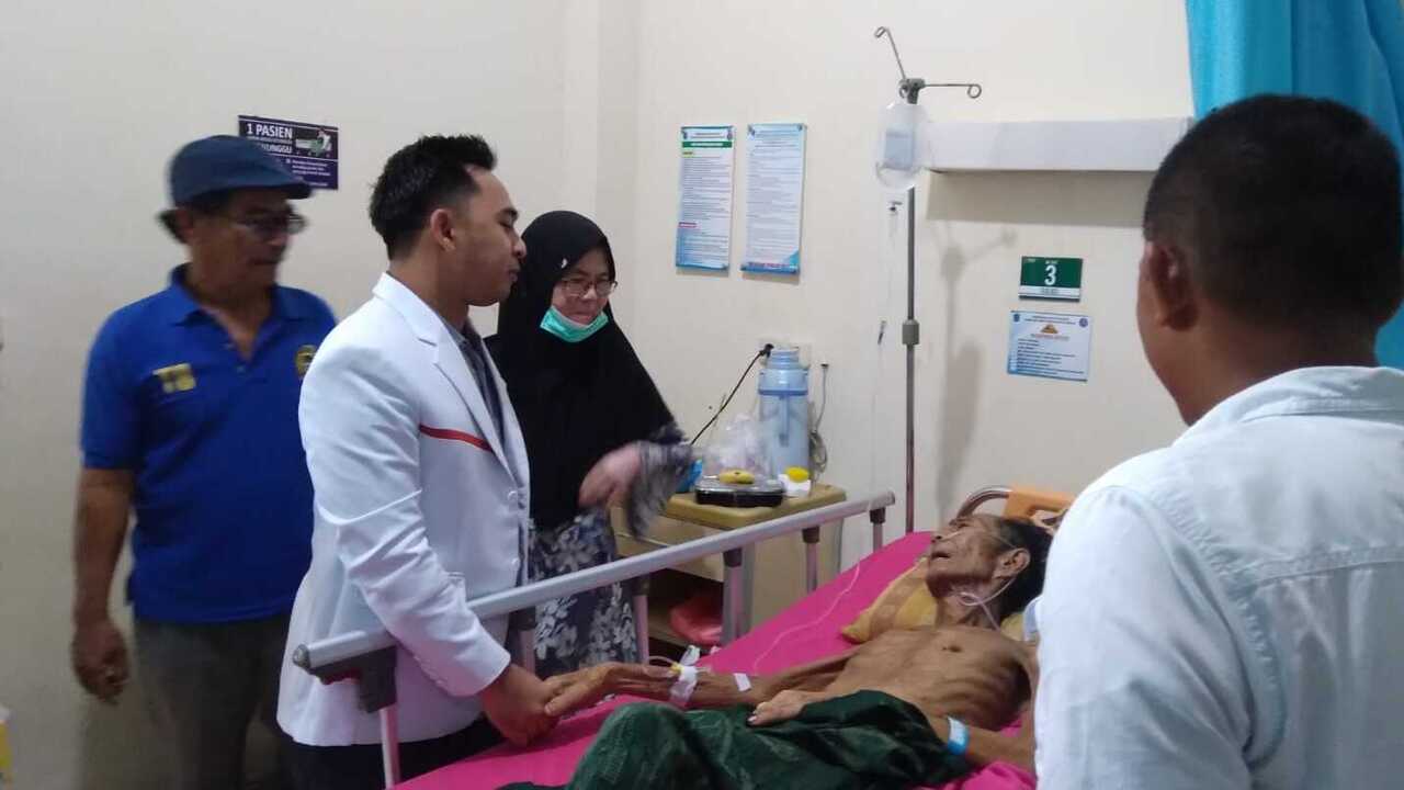 Sempat Viral, Romzi Kini Dirawat di RSUD Tanjung Senai, Kondisinya Mengundang Simpatik Fraksi PKS DPRD Ogan Il