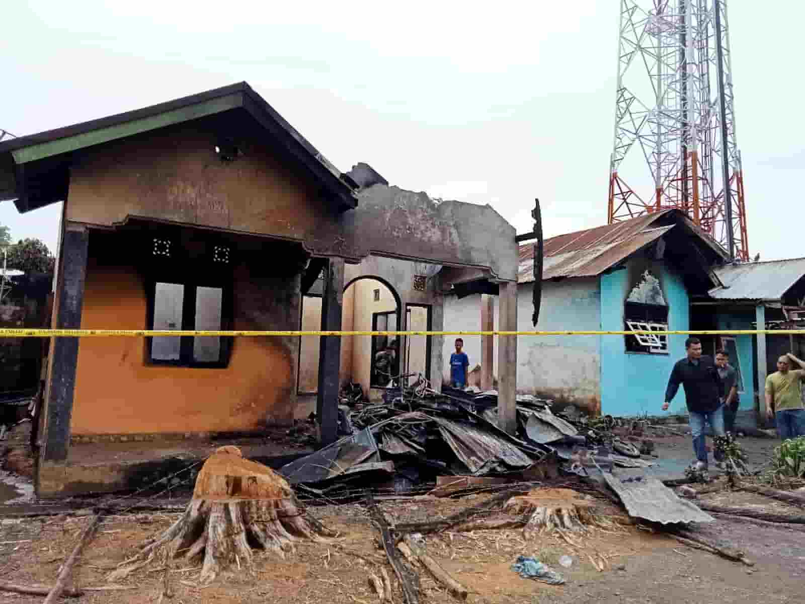 Diduga Timbun BBM, Dua Rumah di Lubuklinggau Terbakar