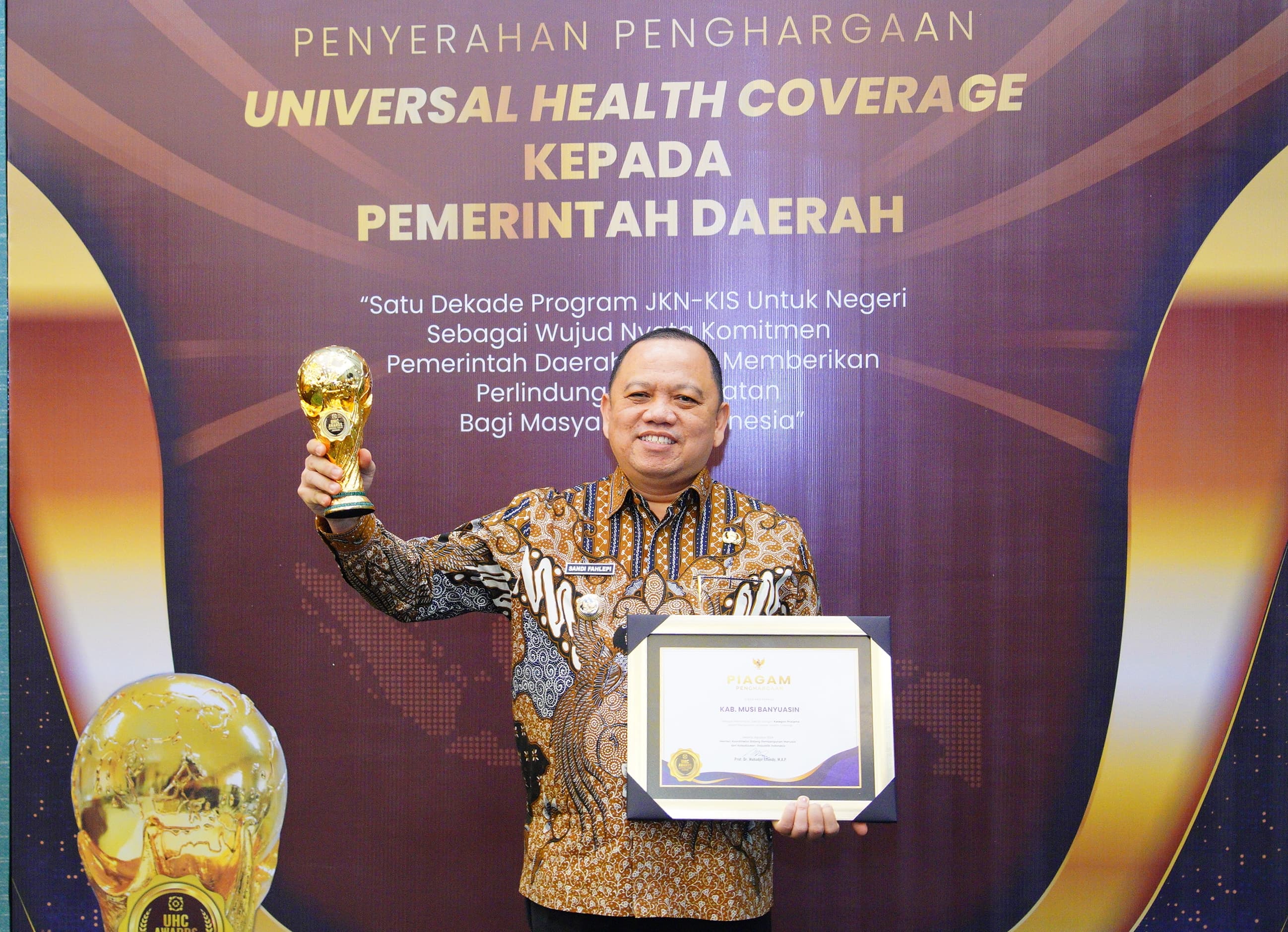 Berhasil Pertahankan UHC, 97.88 Persen Warga Muba Terlindungi JKN