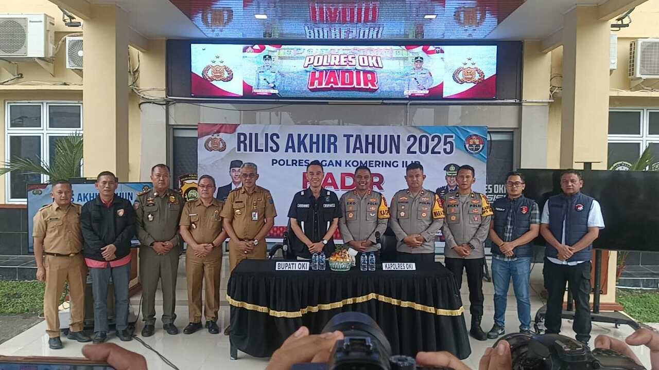 Polres OKI Berhasil Ungkap 15 Kasus Pembunuhan Menonjol di Tahun 2025