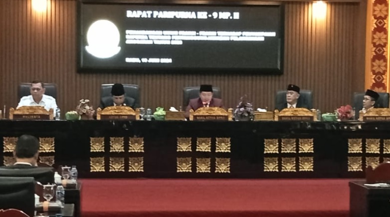 Fraksi-fraksi DPRD Palembang Sampaikan Padum Raperda Pertanggungjawaban Pelaksanaan Anggaran 2023