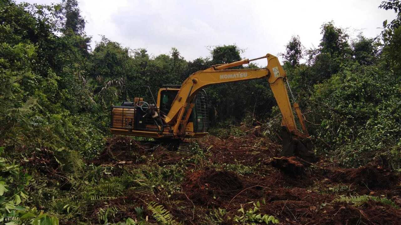 Perkuat Pengendalian Karhutla di Muba, PT RHM Bangun Sekat Bakar 890 Meter