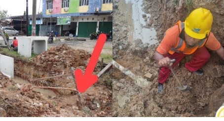 Perumda Tirta Musi Perbaiki Pipa Bocor di Jl Sultan Mahmud Badaruddin