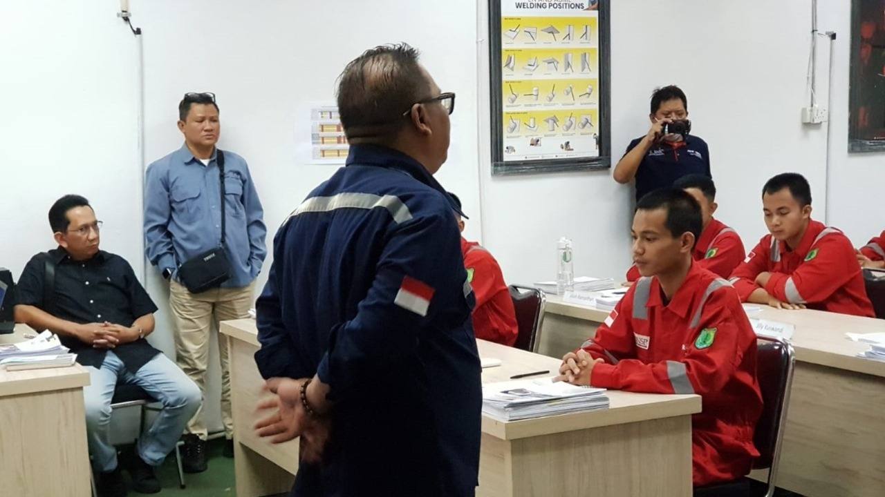 Program Sinergi MVC, SKK Migas dan KKKS Muba bersama Pemkab Muba Gelar Pelatihan Welder