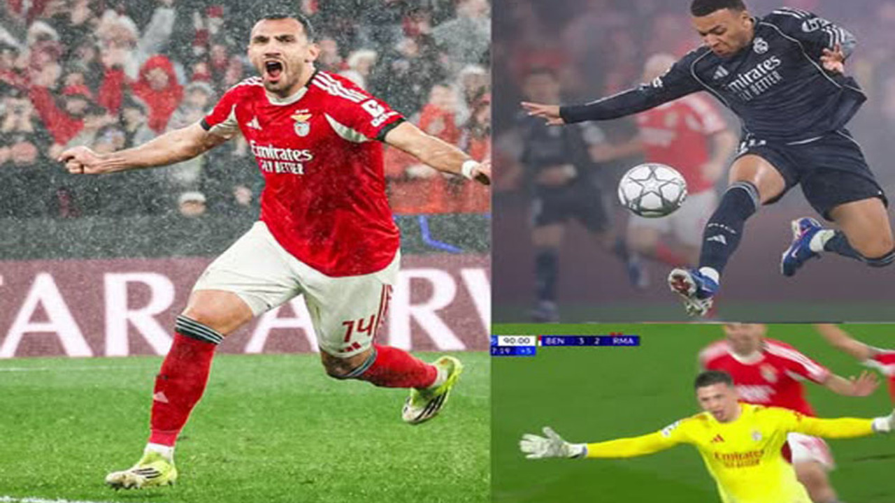 Hasil Benfica vs Real Madrid: Benfica Bungkam Real Madrid 4-2.