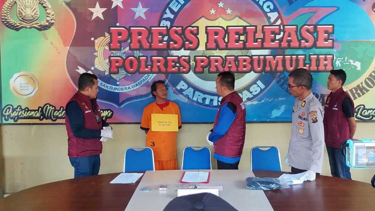 Beralih Menjadi Pengedar Narkoba, Jumadi Residivis Kasus Pencurian Ditangkap Satresnarkoba Polres Prabumulih