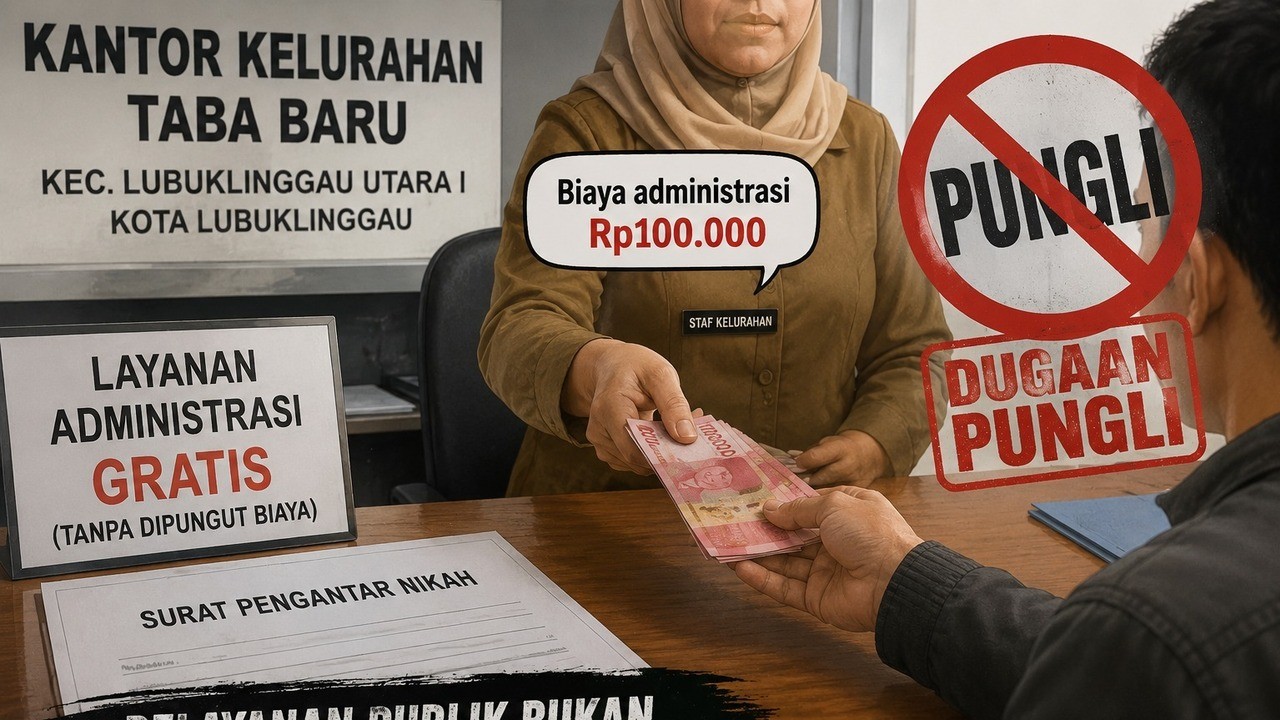 Diduga Ada Pungli Surat Pengantar Nikah, Staf Kelurahan Taba Baru Tentukan Nominal Tarif