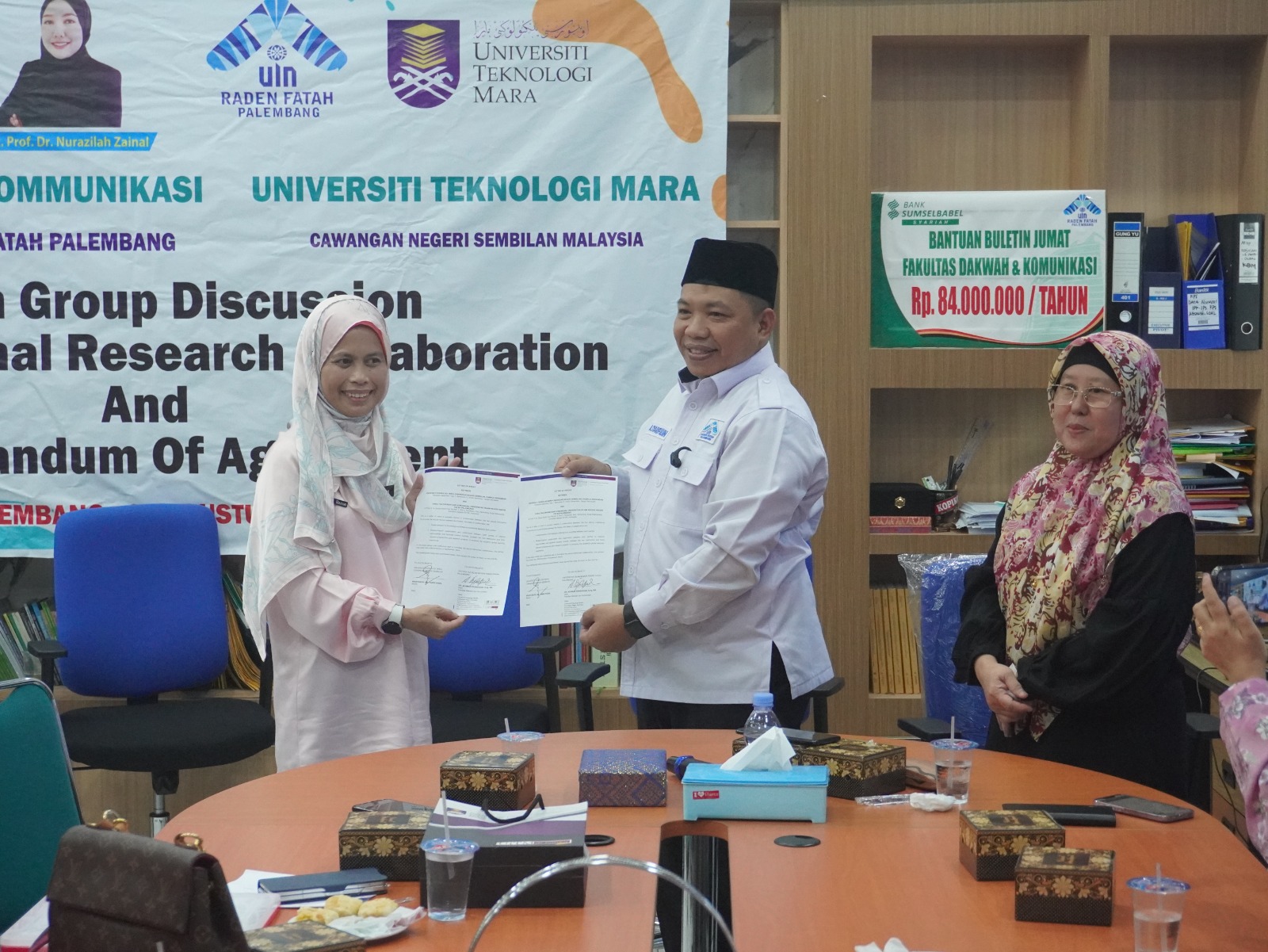 FDK UIN RF Palembang Jalin Kerjasama Dengan Univ Teknologi Mura Malesysia, Ini Tujuanya