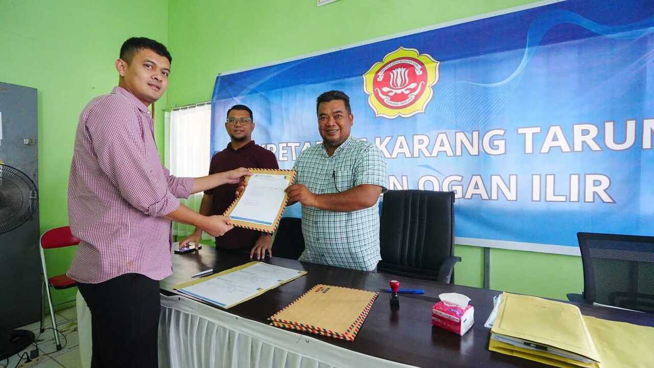 Empat Kandidat Ambil Formulir Pendaftaran Ketua Karang Taruna Ogan Ilir