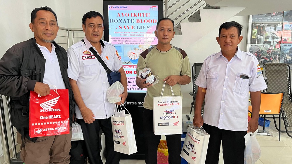 Sentuhan Kasih Dalam Aksi Donor Darah: Astra Motor Sumsel dan PMI UTD Palembang Bersatu untuk Membantu Sesama