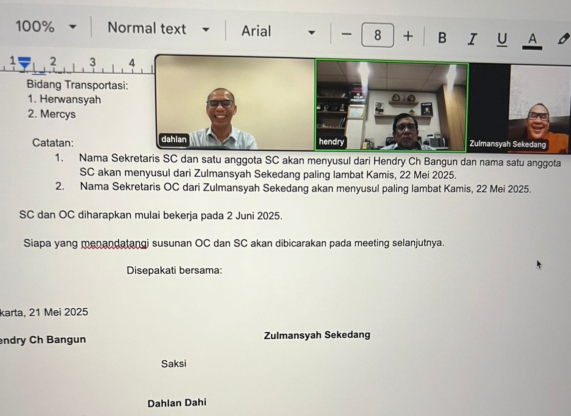 Dua Ketua Umum PWI Sepakati Susunan Panitia Kongres Persatuan: Titik Terang Rekonsiliasi Organisasi