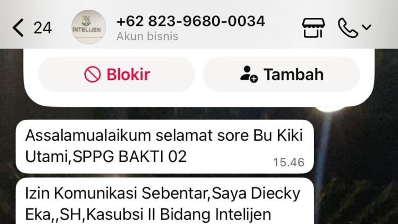Waspada! Chat Catut Nama Pegawai Kejari Lubuklinggau Beredar, Masyarakat Diminta Jangan Mudah Percaya