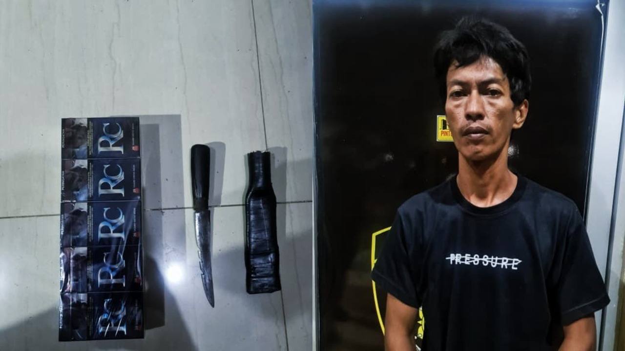 Curi 4 Karung Beras, Seorang Buruh Ditangkap TEKAB Polres Prabumulih