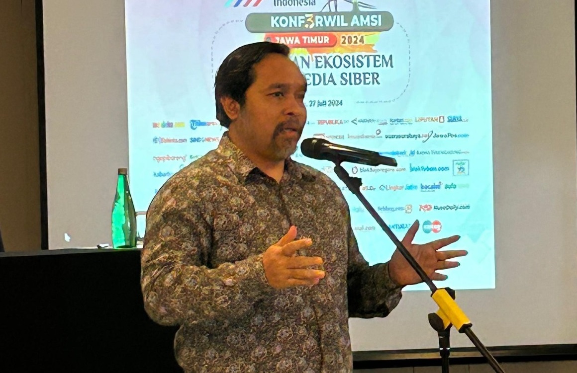 Ainun-Amir Jabat Ketua dan Sekretaris AMSI Jatim: Ketum AMSI Tekankan Pentingnya Ekosistem Media Digital