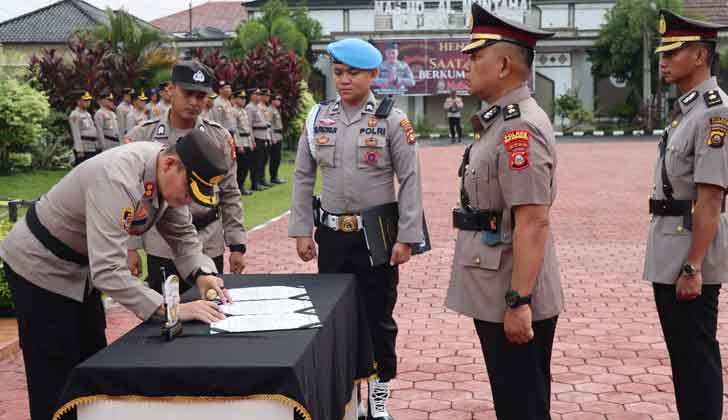 Kompol M Ali Asri Jabat Kabag Ops Polres Muba, Ini Pesan Kapolres Muba