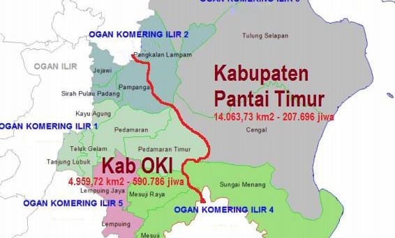 Ini Progres Kabupaten Daerah Otonomi Baru Pemekaran Kabupaten OKI Provinsi Sumatera Selatan, Ternyata...
