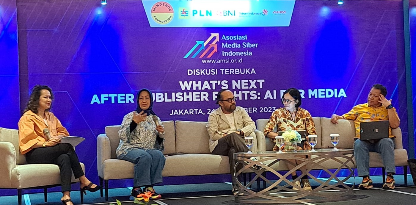 AMSI Diskusi Terbuka: Antara Keterlambatan Publisher's Right dan Tantangan AI bagi Media Indonesia