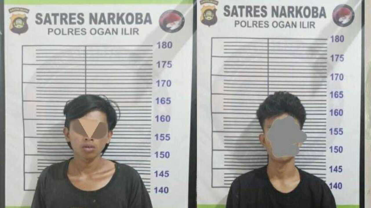 Polisi Amankan Dua Pemin Narkoba di Tanjung Raja Ogan Ilir, Sita Barang Bukti 56 Paket Sabu