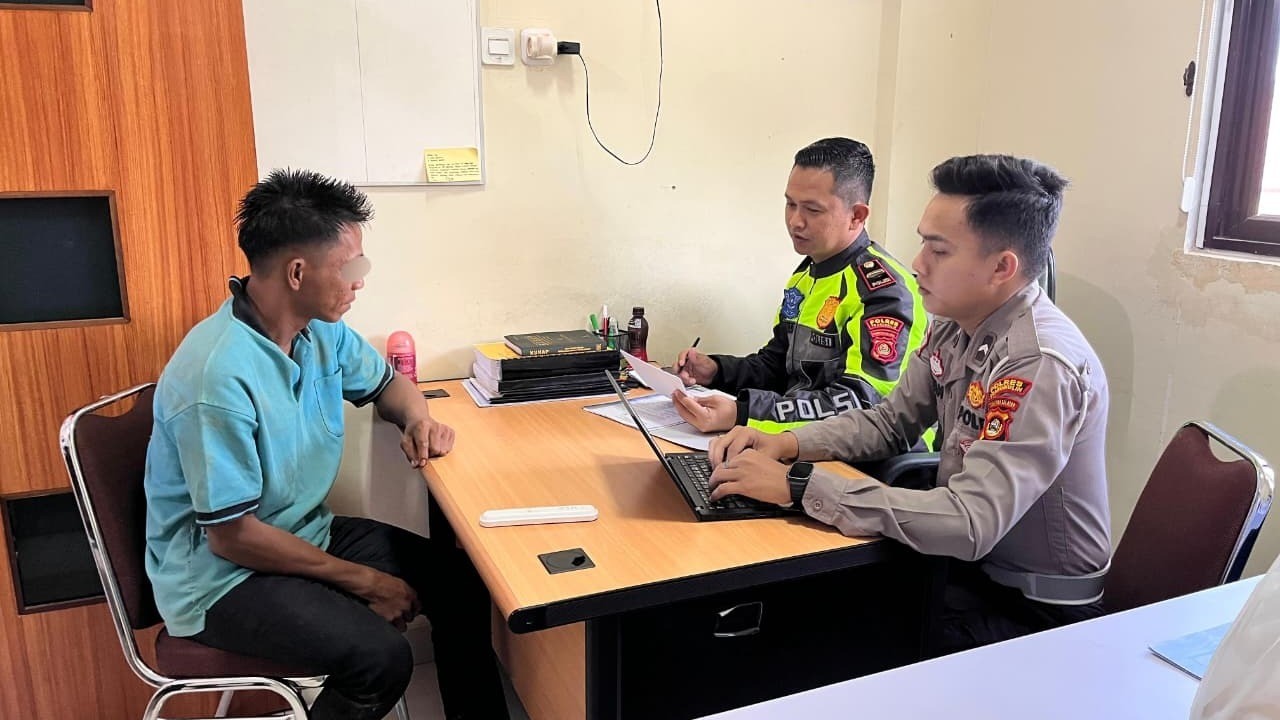 Sopir Colt Diesel Maut yang Tewaskan Ayah dan Anak di Prabumulih Berhasil Ditangkap Satlantas Polres Prabumuli