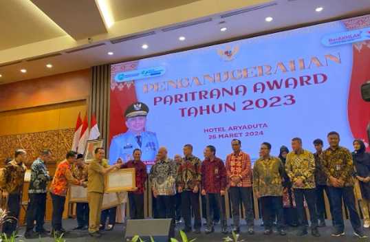 1,1 Juta Warga Sumsel Tercover BPJS Ketenagakerjaan, 3 Kabupaten Ini  Raih Penghargaan Paritrana Award